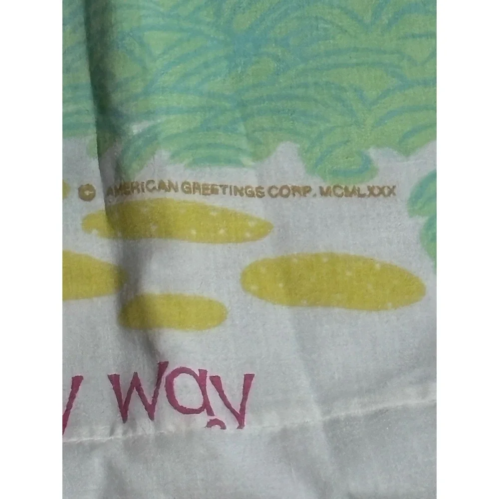 Strawberry Shortcake Vtg 1980 Pillow Case 80s‎ Huckleberry Finn Blueberry Muffin